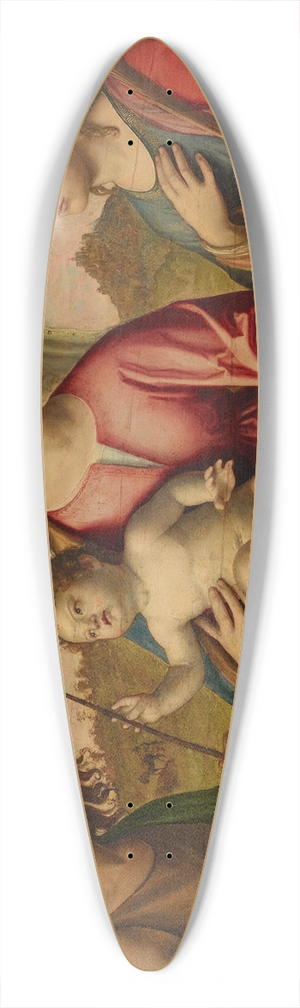 Giovanni Battista Cima da Conegliano - Virgin And Child With Ss. Catherine And John The Baptist 39.3 inch art pintail longboard deck