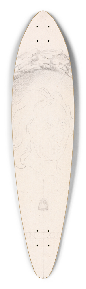 Giovanni Battista Cipriani - John Locke 39.3 inch art pintail longboard deck