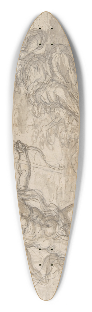 Giovanni Battista Foggini - Apollo and Coronis 39.3 inch art pintail longboard deck Giovanni Battista Foggini - Apollo and Coronis 39.3 inch art pintail longboard deck