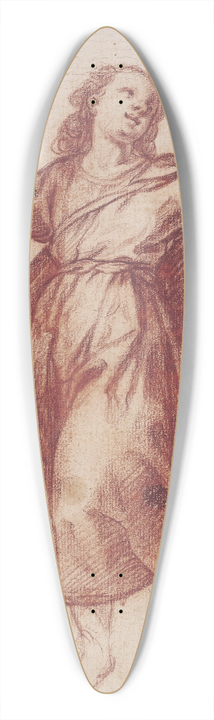 Giovanni Battista Paggi - Jesusbarnet og studier til hans venstre hnd og venstre fod 39.3 inch art pintail longboard deck