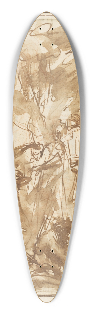 Giovanni Battista Piranesi - Scherzo with Antique Figures 39.3 inch art pintail longboard deck