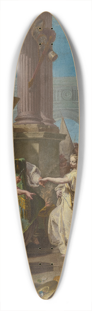 Giovanni Battista Pittoni - The Sacrifice of Polyxena 39.3 inch art pintail longboard deck