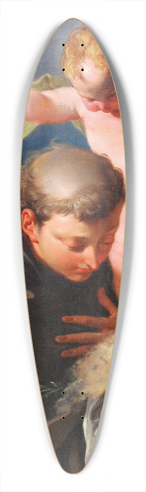 Giovanni Battista Pittoni - The Vision Of Saint Anthony Of Padua 39.3 inch art pintail longboard deck