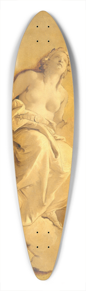 Giovanni Battista Tiepolo - A Female Allegorical Figure 39.3 inch art pintail longboard deck