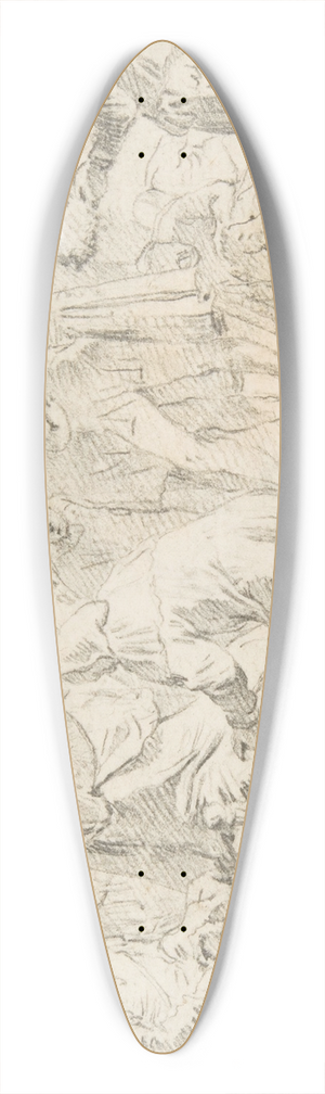 Giovanni Battista Tiepolo - Allegorical Scene of Coronation 39.3 inch art pintail longboard deck
