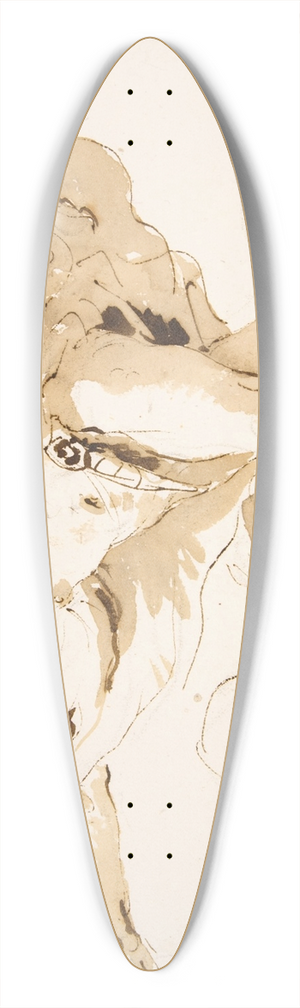 Giovanni Battista Tiepolo - Apollo Standing in His Chariot 39.3 inch art pintail longboard deck