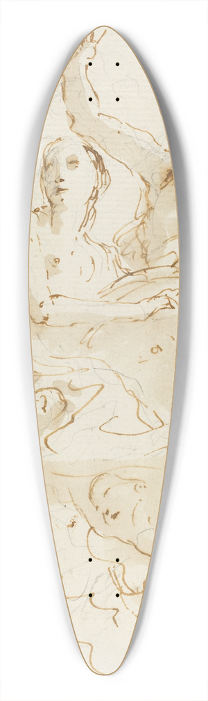 Giovanni Battista Tiepolo - Bacchus and Ariadne 39.3 inch art pintail longboard deck