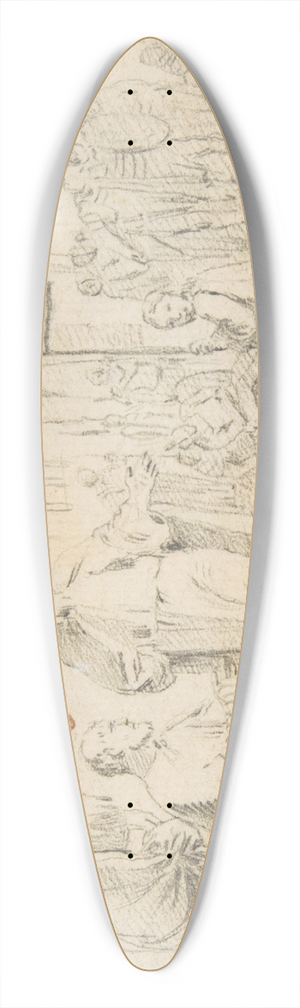 Giovanni Battista Tiepolo - Coronation of an Emperor 39.3 inch art pintail longboard deck