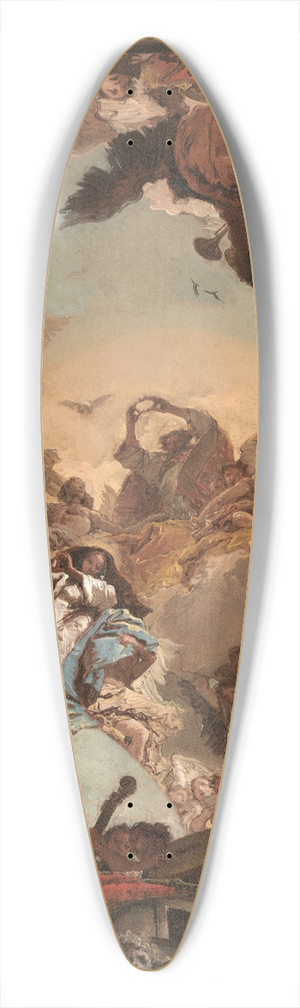 Giovanni Battista Tiepolo - The Coronation of the Virgin 39.3 inch art pintail longboard deck