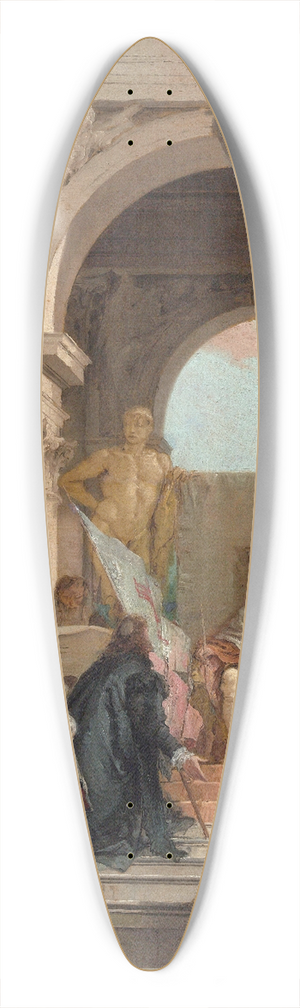 Giovanni Battista Tiepolo - The Investiture of Bishop Harold as Duke of Franconia 39.3 inch art pintail longboard deck Giovanni Battista Tiepolo - The Investiture of Bishop Harold as Duke of Franconia 39.3 inch art pintail longboard deck