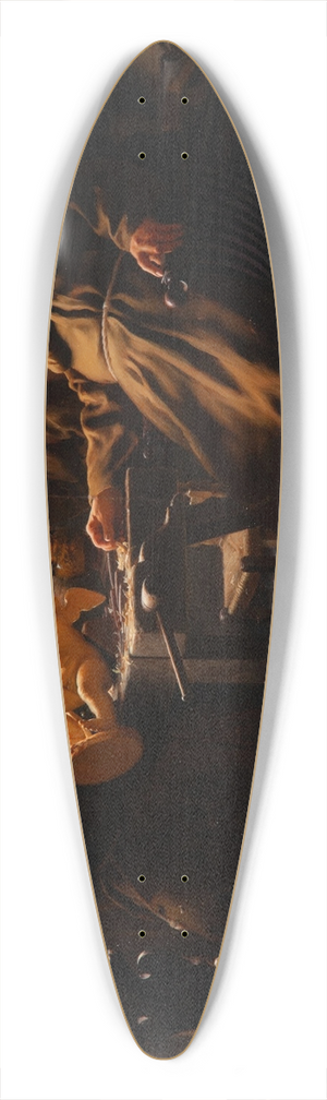 Giovanni Battista Torriglia - The carvers apprentice 39.3 inch art pintail longboard deck