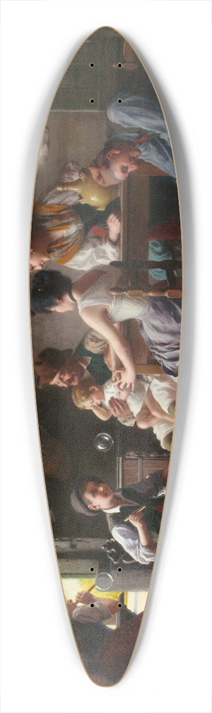 Giovanni Battista Torriglia - The Soap Bubble 39.3 inch art pintail longboard deck