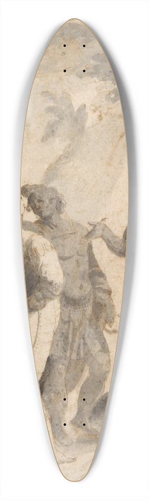 Giovanni Battista Trotti - Saint John the Baptist Preaching to a Group of Soldiers 39.3 inch art pintail longboard deck
