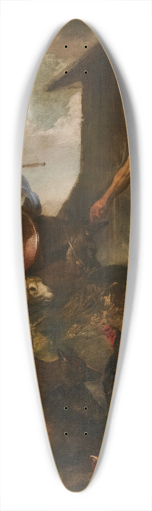 Giovanni Benedetto Castiglione - The Animals Entering Noahs Ark 39.3 inch art pintail longboard deck Giovanni Benedetto Castiglione - The Animals Entering Noahs Ark 39.3 inch art pintail longboard deck