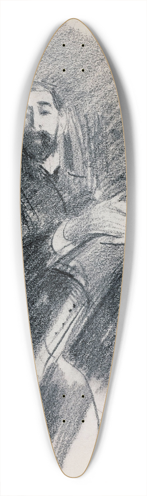 Giovanni Boldini - Homme assis 39.3 inch art pintail longboard deck