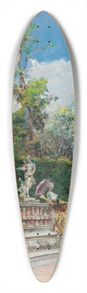 Giovanni Boldini - Les Dmes (Versailles) 39.3 inch art pintail longboard deck