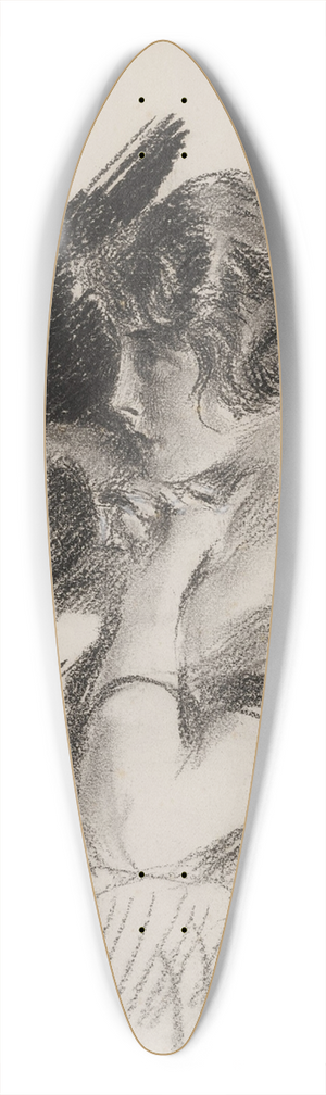Giovanni Boldini - Portrait of a Girl 39.3 inch art pintail longboard deck