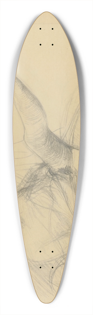 Giovanni Boldini - Seated Woman Putting on Her Stocking 39.3 inch art pintail longboard deck