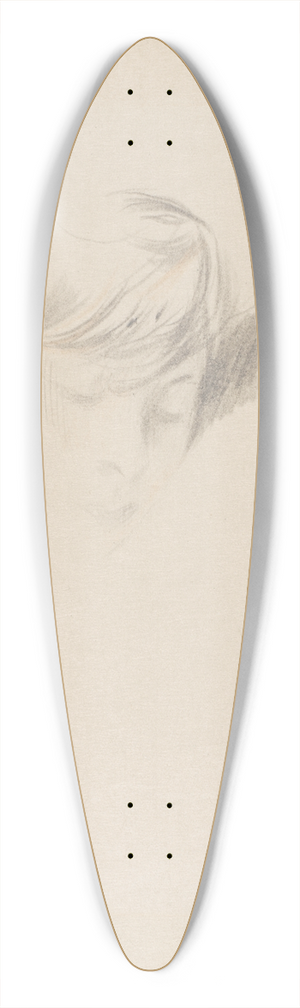 Giovanni Boldini - Study of the head of a lady 39.3 inch art pintail longboard deck