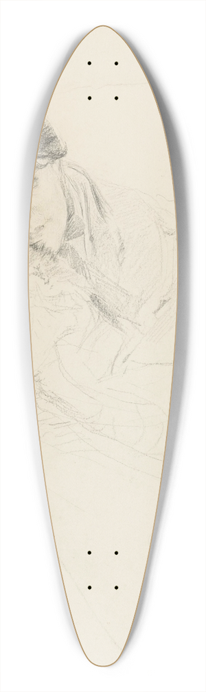 Giovanni Boldini - Woman Wearing a Hat 39.3 inch art pintail longboard deck