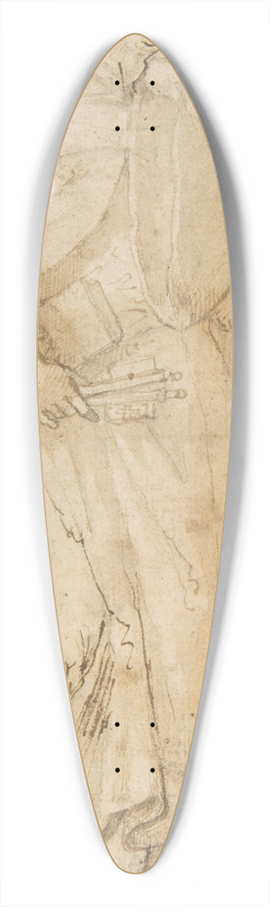 Giovanni de' Vecchi - Standing Figure of Saint Peter Holding Book and Keys. 39.3 inch art pintail longboard deck