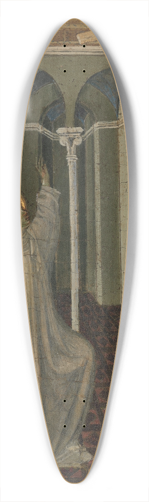 Giovanni di Paolo - Saint Catherine of Siena Receiving the Stigmata 39.3 inch art pintail longboard deck