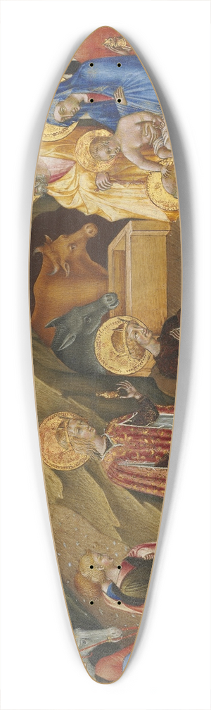 Giovanni di Paolo - The Adoration of the Magi 39.3 inch art pintail longboard deck