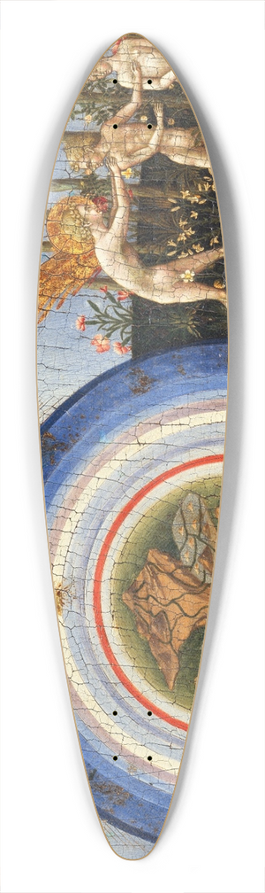 Giovanni di Paolo - The Creation of the World and the Expulsion from Paradise 39.3 inch art pintail longboard deck
