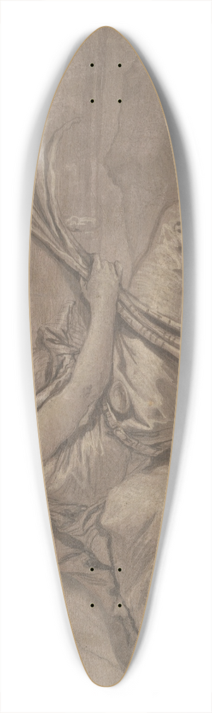 Giovanni Domenico Tiepolo - Allegorical Figure Representing Asia 39.3 inch art pintail longboard deck