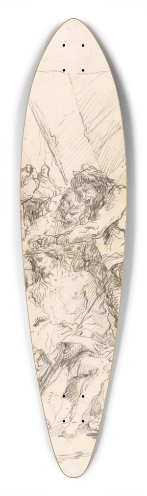 Giovanni Domenico Tiepolo - Christ Crowned with Thorns 39.3 inch art pintail longboard deck