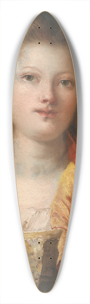 Giovanni Domenico Tiepolo - Portrait of a Woman 39.3 inch art pintail longboard deck