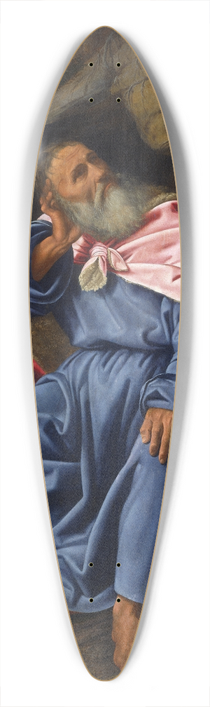 Giovanni Girolamo Savoldo - Elijah Fed by the Raven 39.3 inch art pintail longboard deck