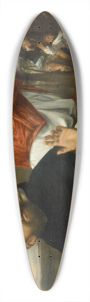 Giovanni Girolamo Savoldo - The Death of St. Peter Martyr 39.3 inch art pintail longboard deck Giovanni Girolamo Savoldo - The Death of St. Peter Martyr 39.3 inch art pintail longboard deck