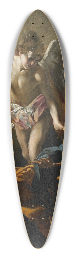 Giovanni Lanfranco - Liberation of Saint Peter 39.3 inch art pintail longboard deck