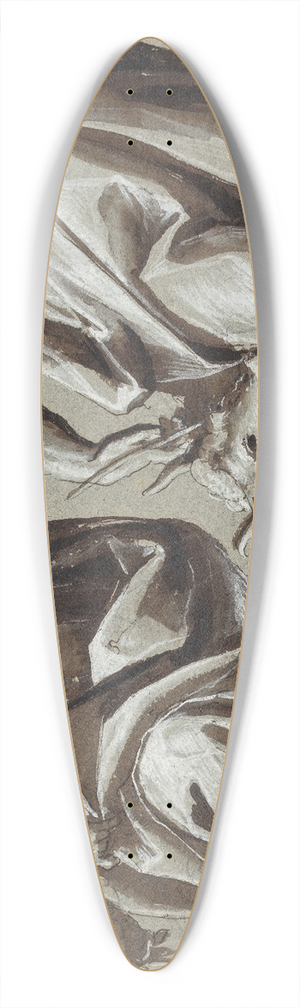 Giovanni Mauro della Rovere - Evangelisterne Johannes og Lukas 39.3 inch art pintail longboard deck