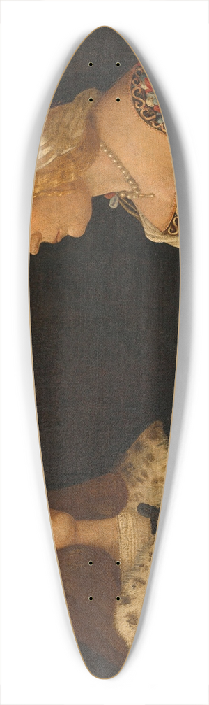 Giovanni Paolo d' Agostino - Double Portrait of a Young Man and Young Woman 39.3 inch art pintail longboard deck
