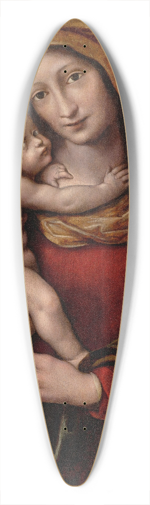 Giovanni Pietro Rizzi Pedrini - Madonna And Child 39.3 inch art pintail longboard deck