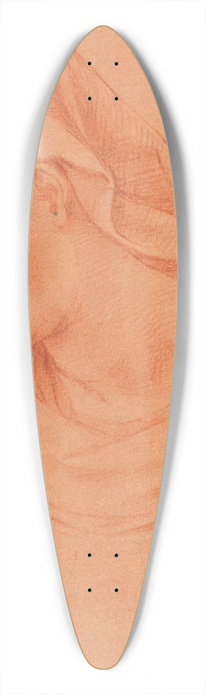 Girolamo Macchietti - Head of a Mourning Woman in Profile to the Left 39.3 inch art pintail longboard deck