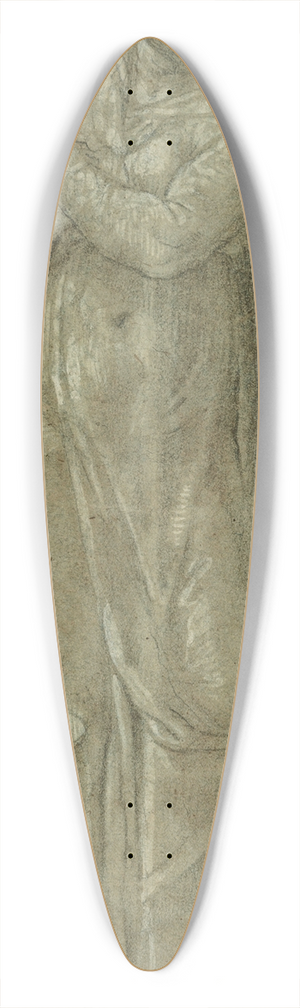 Girolamo Muziano - Study after Michelangelos Rachel on the tomb of Julius II 39.3 inch art pintail longboard deck Girolamo Muziano - Study after Michelangelos Rachel on the tomb of Julius II 39.3 inch art pintail longboard deck