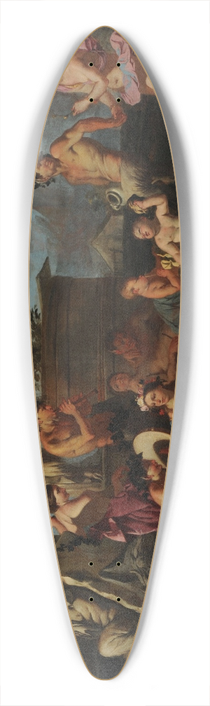 Giulio Carpioni - Bacchanale 39.3 inch art pintail longboard deck