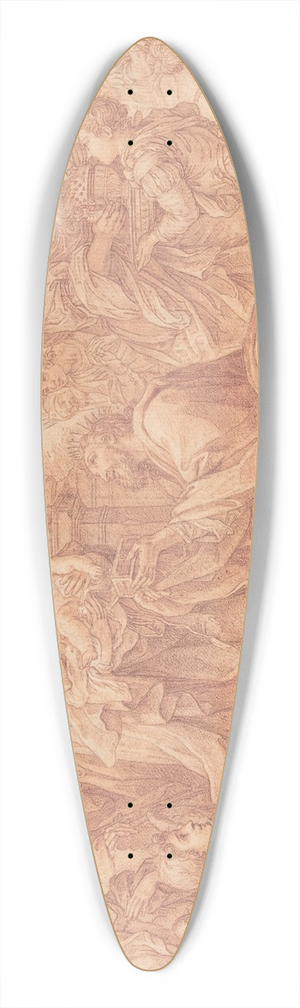 Giuseppe Bartolomeo Chiari - The Adoration of the Magi 39.3 inch art pintail longboard deck