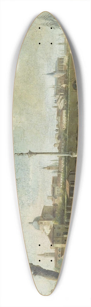 Giuseppe Bernardino Bison - Capriccio mit der Ansicht von Padua 39.3 inch art pintail longboard deck