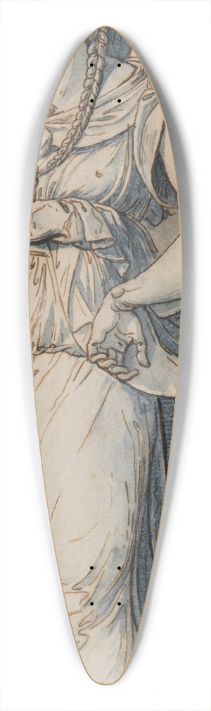 Giuseppe Cades - Winged Victory 39.3 inch art pintail longboard deck
