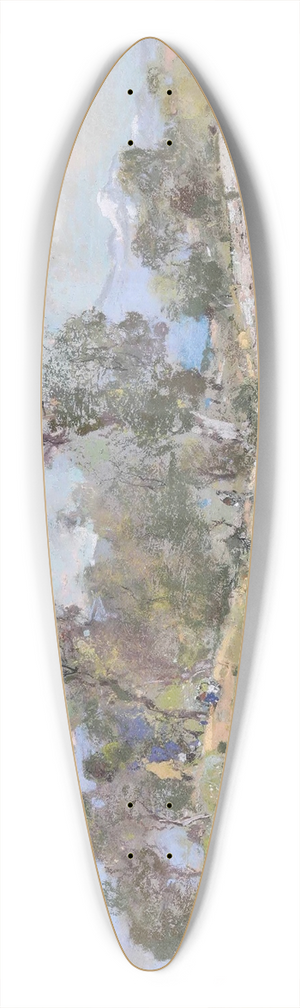 Giuseppe Casciaro - Paesaggio 39.3 inch art pintail longboard deck