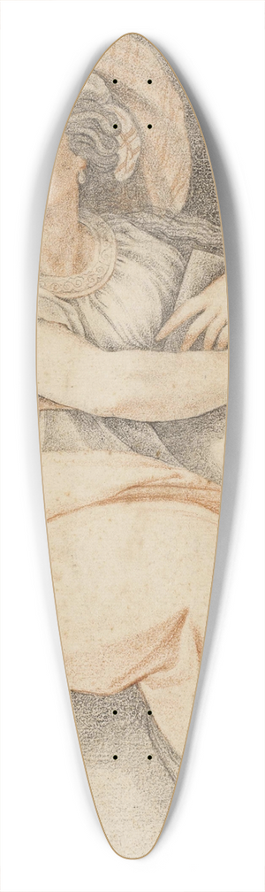 Giuseppe Cesari - The Persian Sibyl 39.3 inch art pintail longboard deck