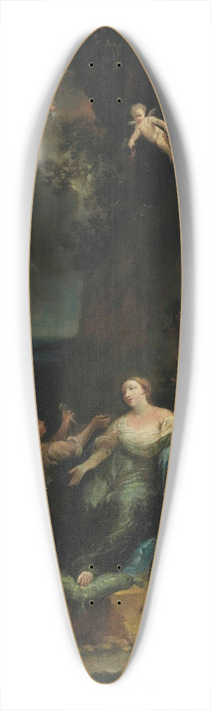 Giuseppe Maria Crespi - Bacchus and Ariadne 39.3 inch art pintail longboard deck