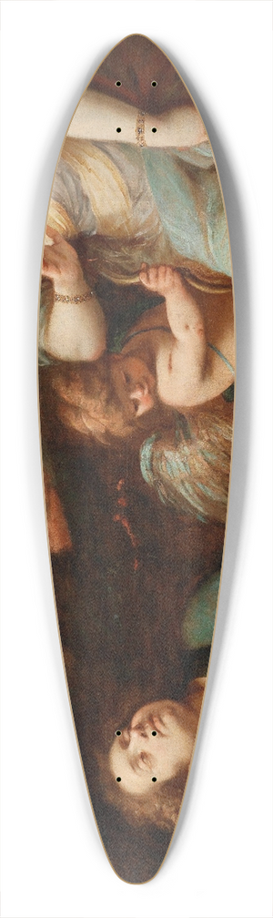 Giuseppe Nuvolone - Armida and the sleeping Rinaldo 39.3 inch art pintail longboard deck