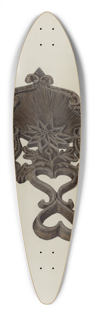 Glenn Wilson - Metal Trivet 39.3 inch art pintail longboard deck