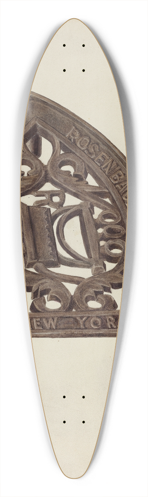 Glenn Wilson - Trivet 39.3 inch art pintail longboard deck