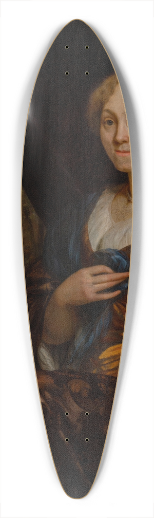 Godfried Schalcken - Portret van Maria Vingerhoed (1683-1749) 39.3 inch art pintail longboard deck